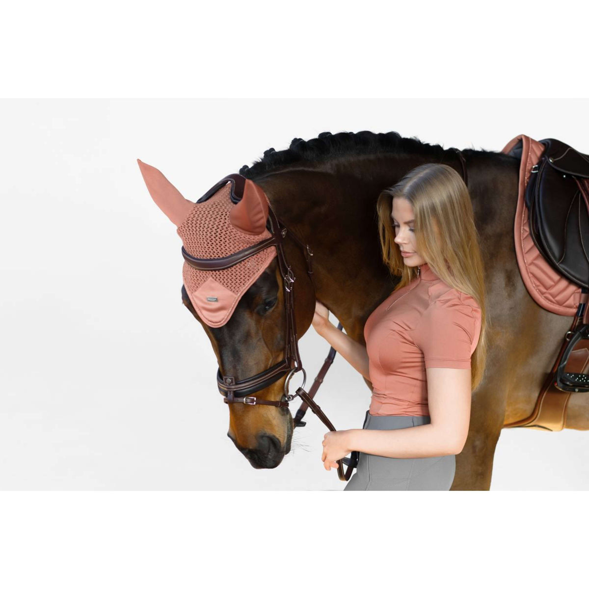 Equestrian Stockholm Chemise UV Protection Coral