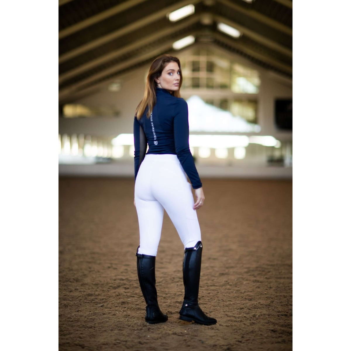 Equestrian Stockholm Pantalon d'Équitation Elite Jump Blanc