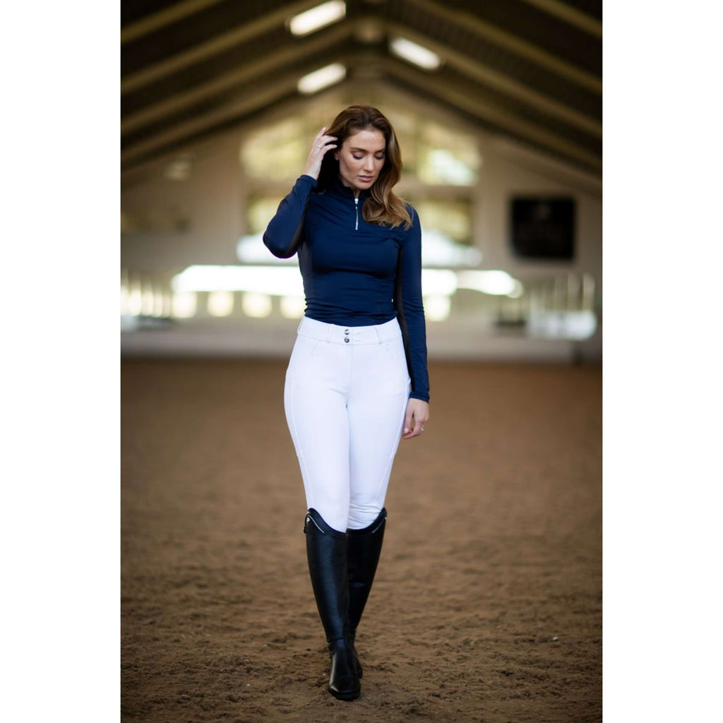 Equestrian Stockholm Pantalon d'Équitation Elite Dressage Blanc