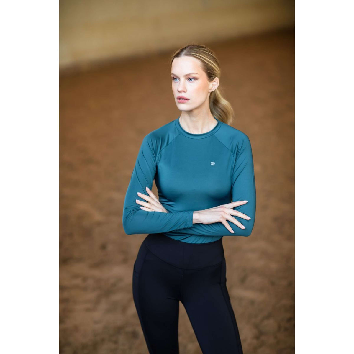 Equestrian Stockholm Chemise Dynamic Deep Teal