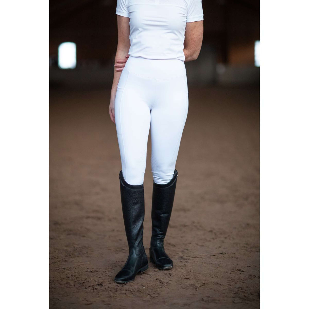 Equestrian Stockholm Legging d'Équitation Movement Jump Blanc