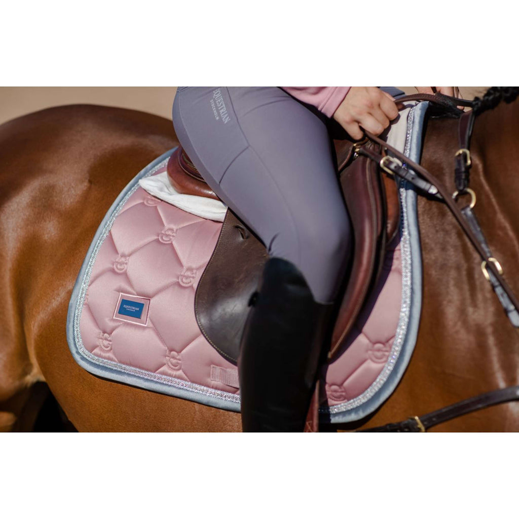 Equestrian Stockholm Tapis de Selle de Saut Pink Pearl