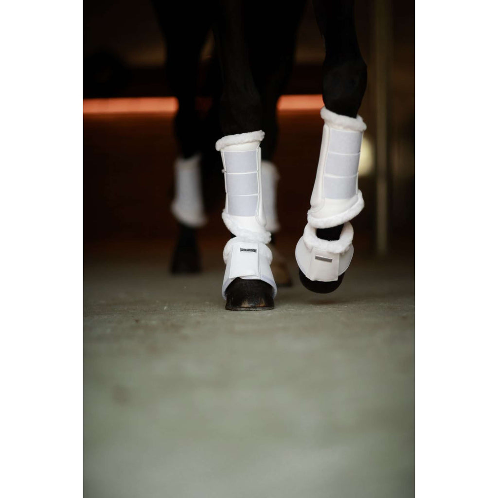 Equestrian Stockholm Guêtres White Silver