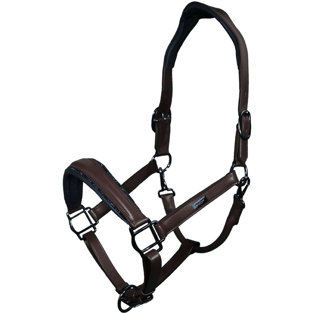 Equestrian Stockholm Licol Glimmer Anatomic Leather Marron