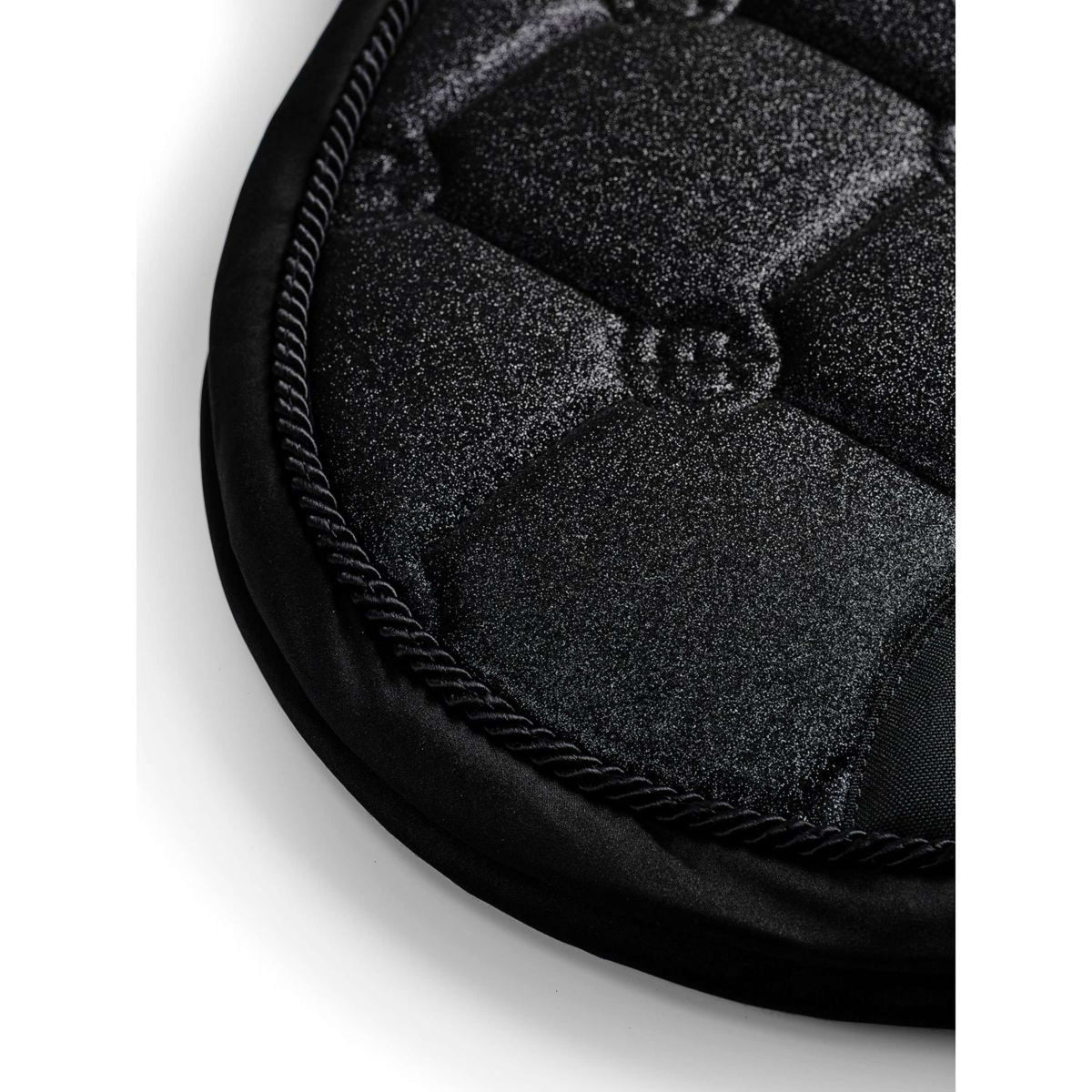 Equestrian Stockholm Tapis de Selle de Saut All Black Glimmer