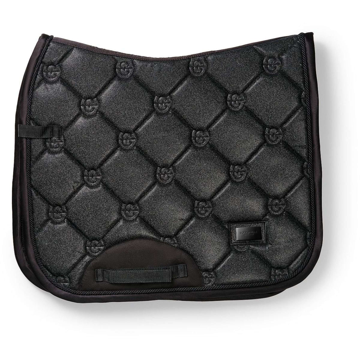Equestrian Stockholm Tapis de Selle Dressage All Black Glimmer