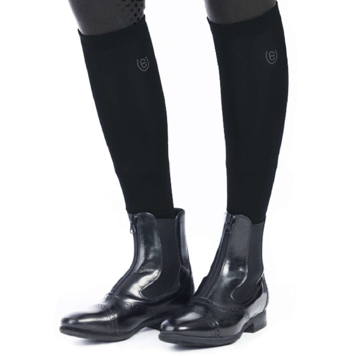 Equestrian Stockholm Chaussettes d'Équitation Bamboo Blend Noir