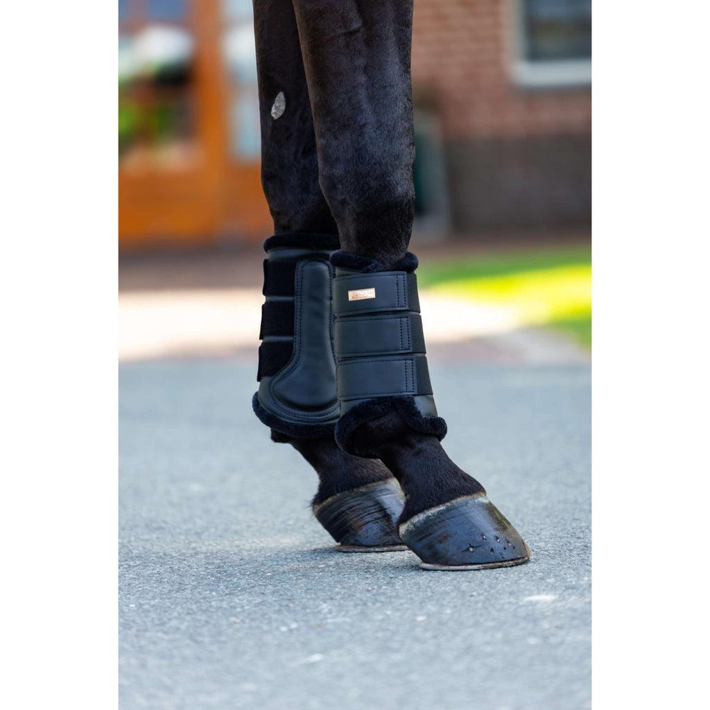 Equestrian Stockholm Guêtres Noir/Blush