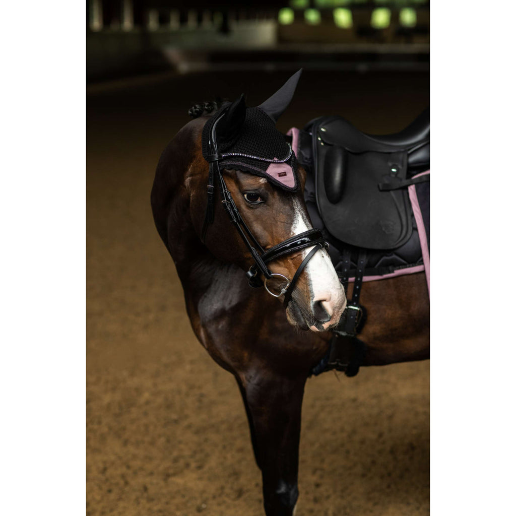 Equestrian Stockholm Bonnet Anti-Mouches Noir/Blush