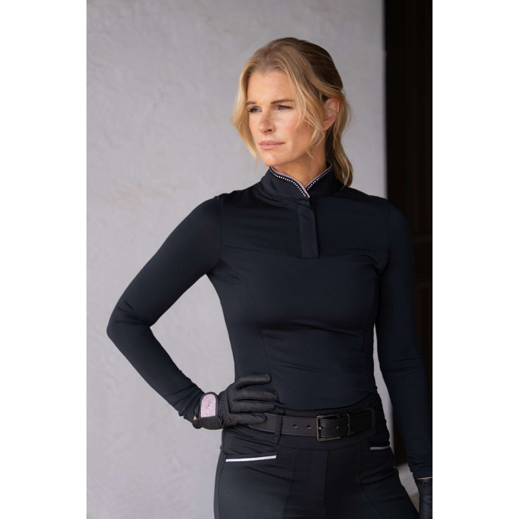 Equestrian Stockholm Gants d'Équitation Motion Pink Glimmer