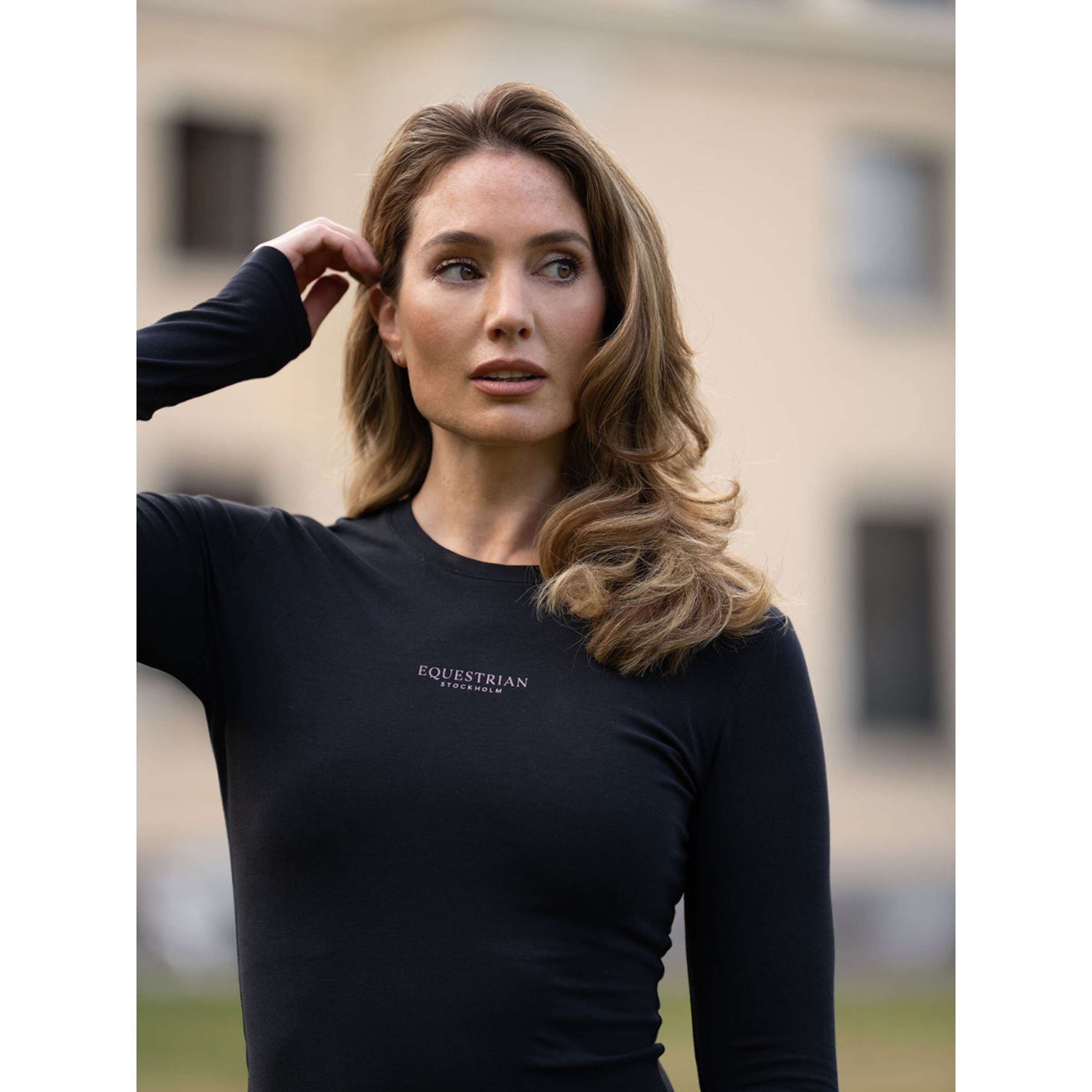 Equestrian Stockholm Chemise Soft Cotton Noir/Blush
