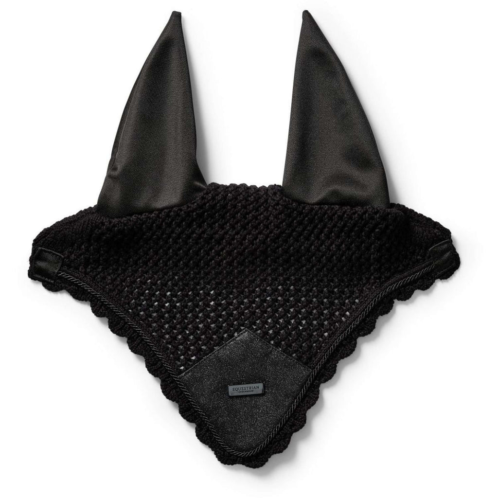 Equestrian Stockholm Bonnet Anti-Mouches All Black Glimmer