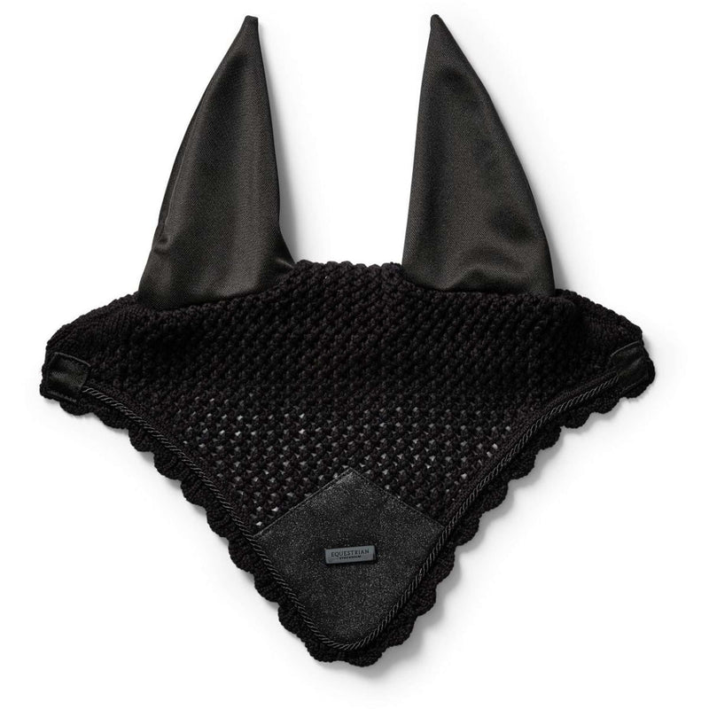Equestrian Stockholm Bonnet Anti-Mouches All Black Glimmer