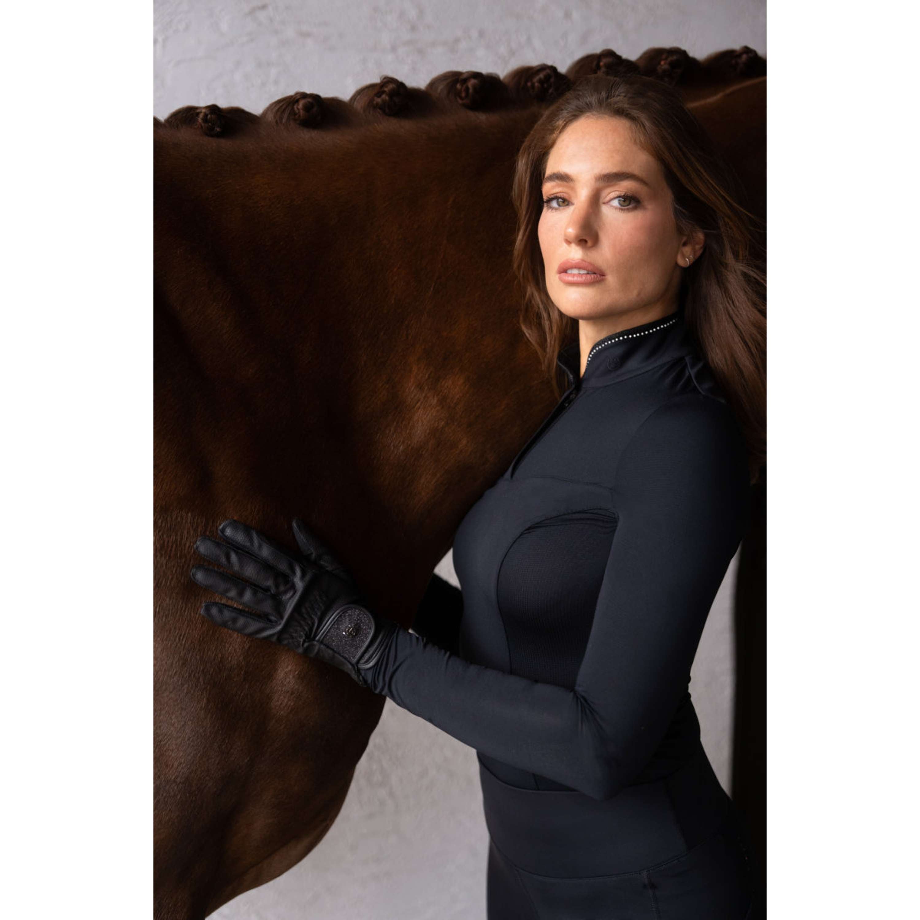 Equestrian Stockholm Chemise Revenew Black Glimmer