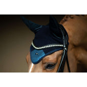 Equestrian Stockholm Bonnet Anti-Mouches Blue Meadow Glimmer