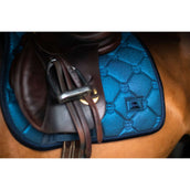 Equestrian Stockholm Tapis de Selle de Saut Blue Meadow Glimmer