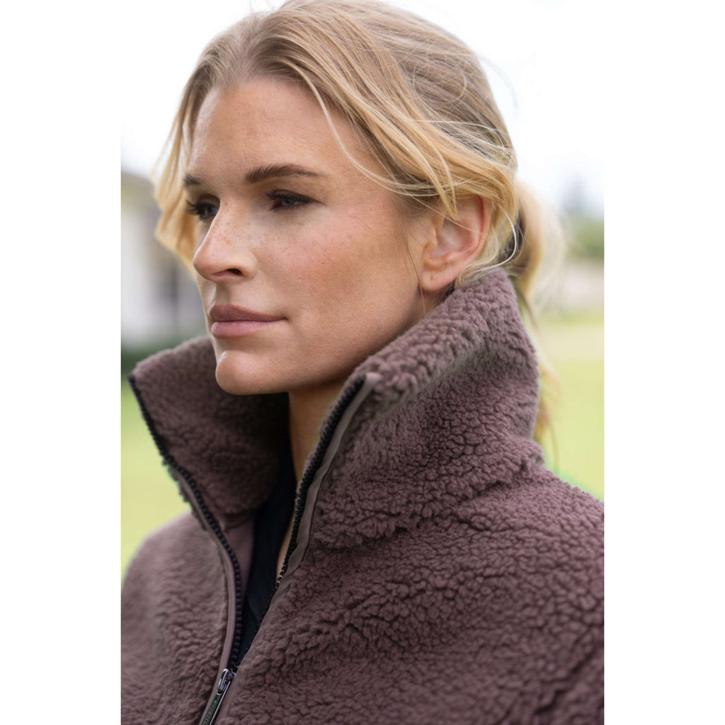 Equestrian Stockholm Blouson Polaire Teddy Blush