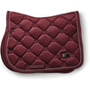 Equestrian Stockholm Tapis de Selle de Saut Bordeaux