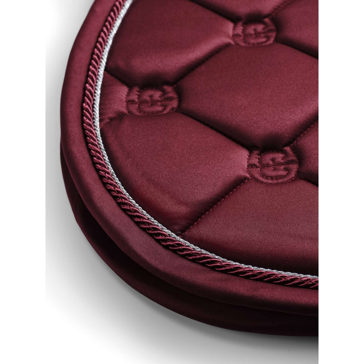 Equestrian Stockholm Tapis de Selle de Saut Bordeaux