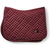 Equestrian Stockholm Tapis de Selle Modern de Saut Bordeaux