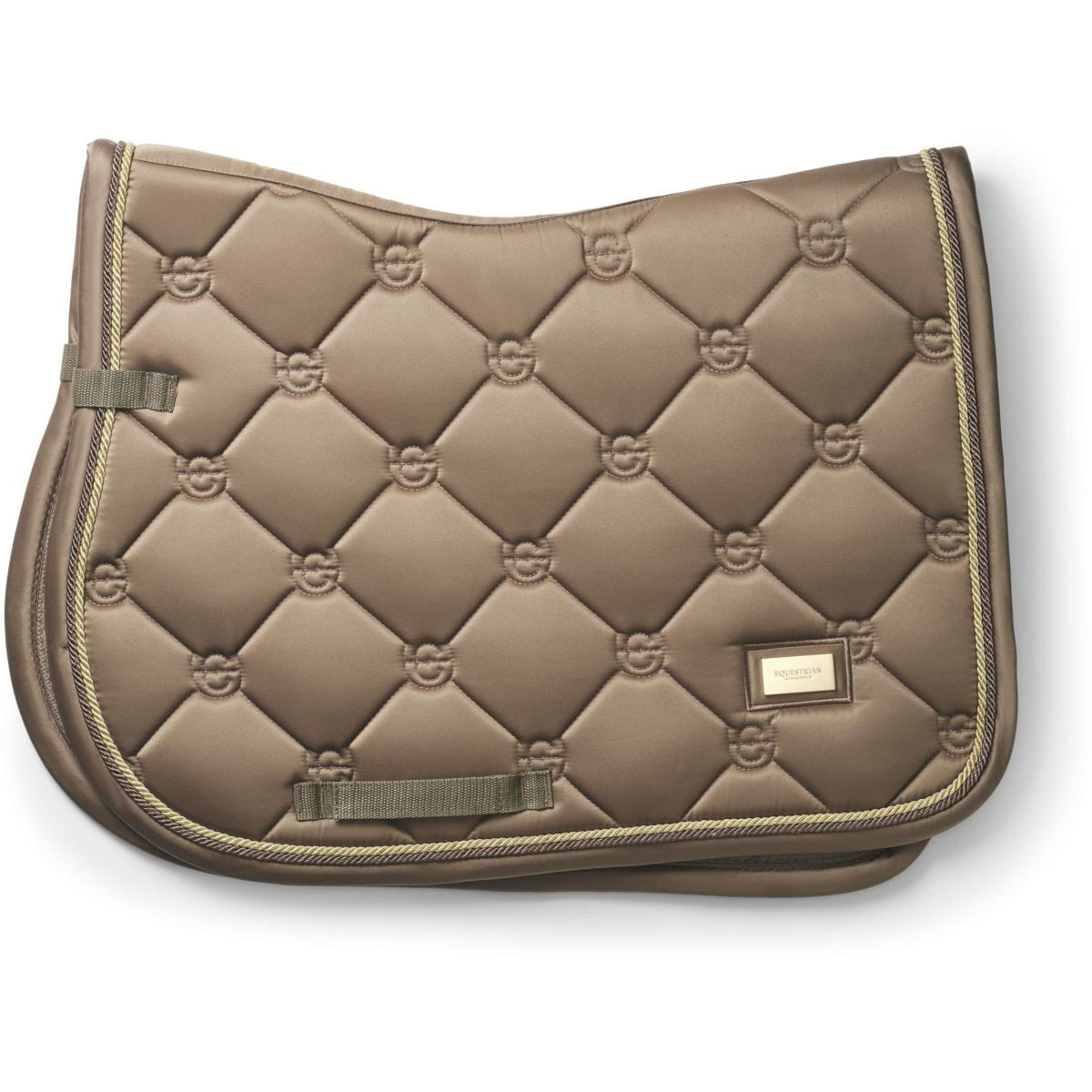 Equestrian Stockholm Tapis de Selle de Saut Champagne