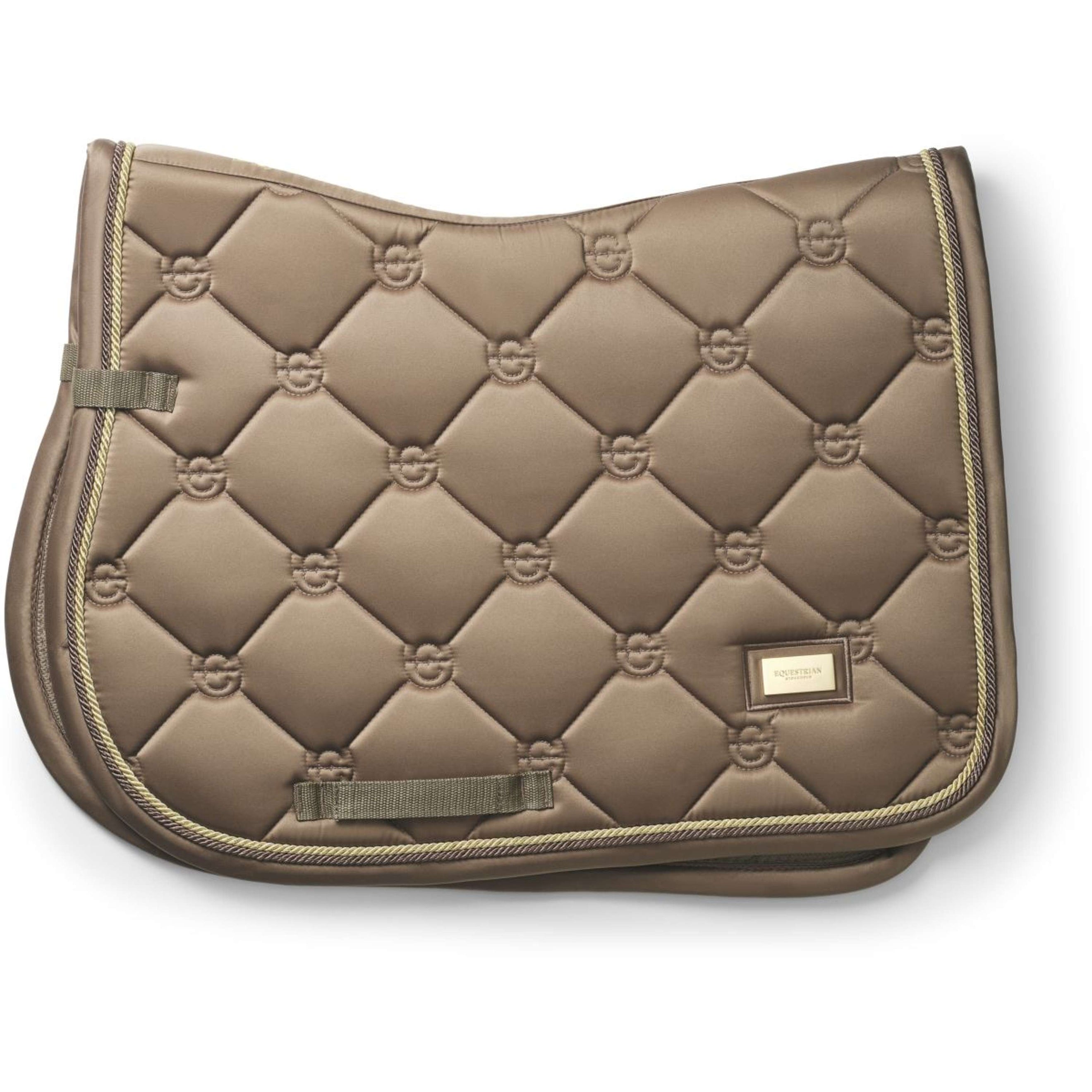 Equestrian Stockholm Tapis de Selle de Saut Champagne