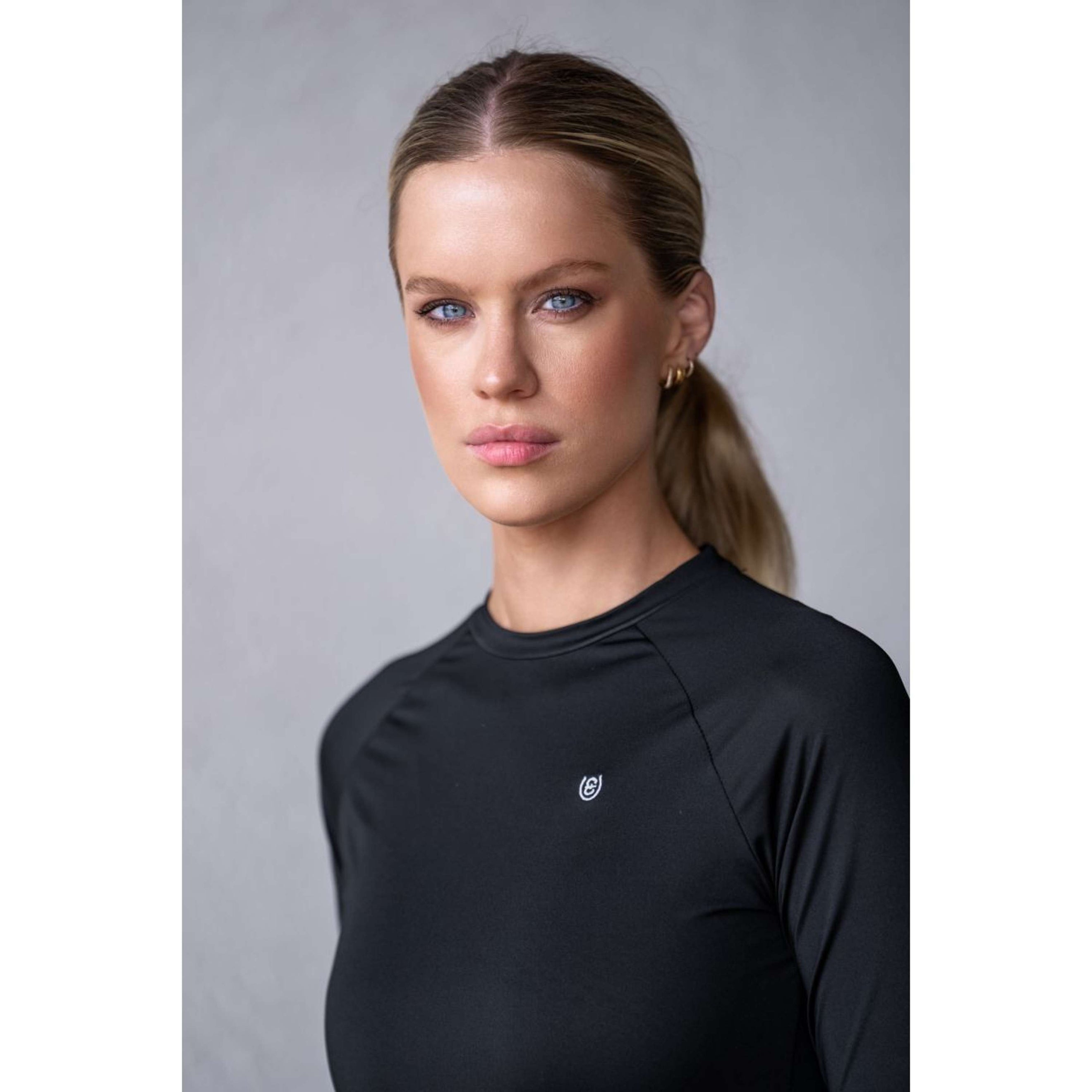 Equestrian Stockholm Chemise Dynamic Noir Equestrian Stockholm Chemise Dynamic Noir