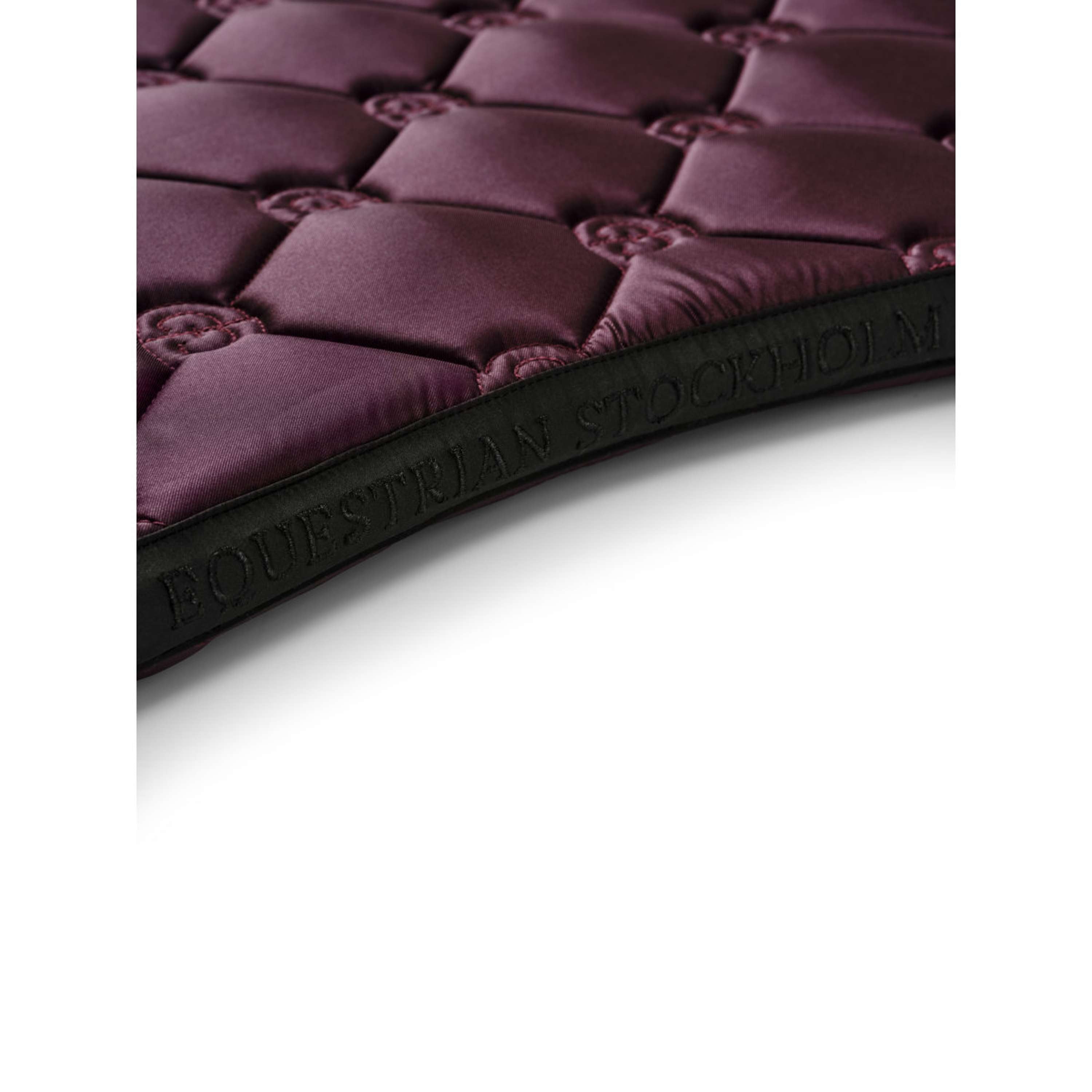 Equestrian Stockholm Tapis de Selle Crystal Shine Dressage Mauve Wine