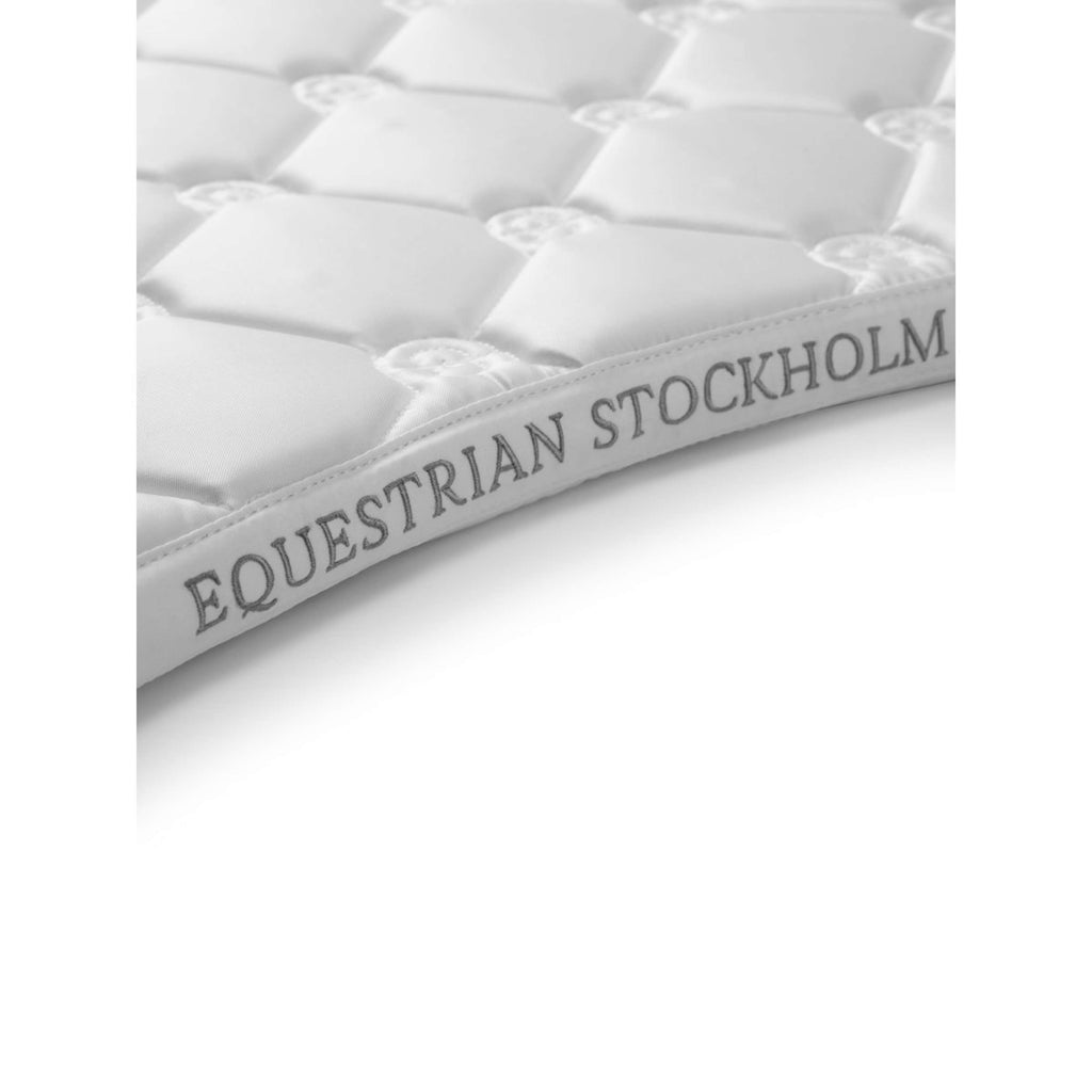 Equestrian Stockholm Tapis de Selle Crystal Shine de Saut Blanc