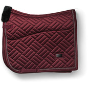 Equestrian Stockholm Tapis de Selle Vegan Fur Dressage Crystal Bordeaux
