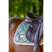 Equestrian Stockholm Tapis de Selle de Saut Pistachio White