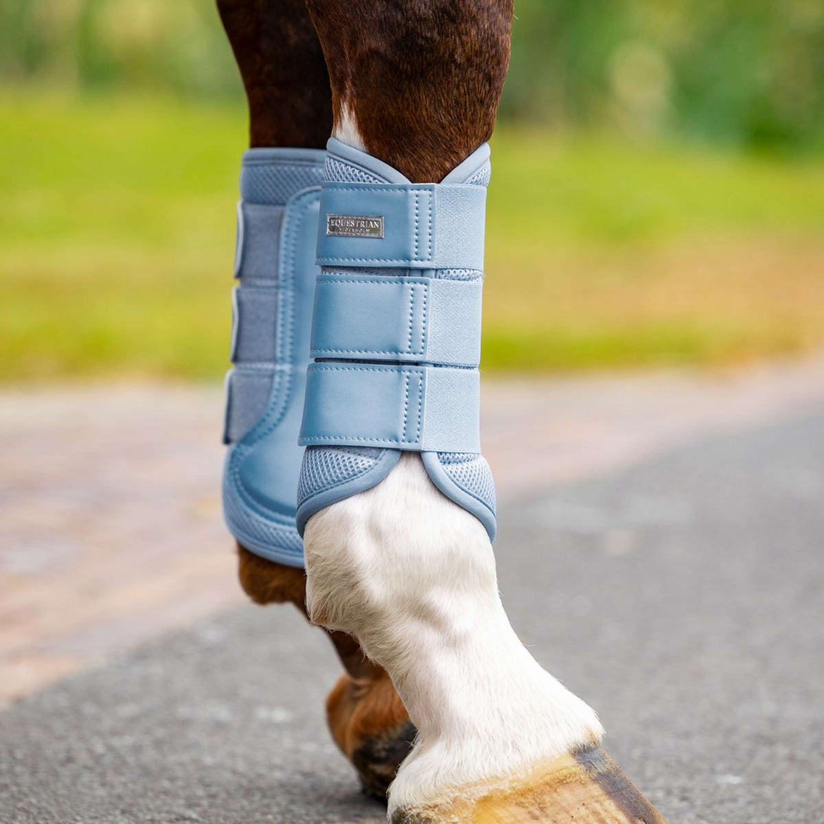 Equestrian Stockholm Guêtres Classic Mesh Midsummer Blue