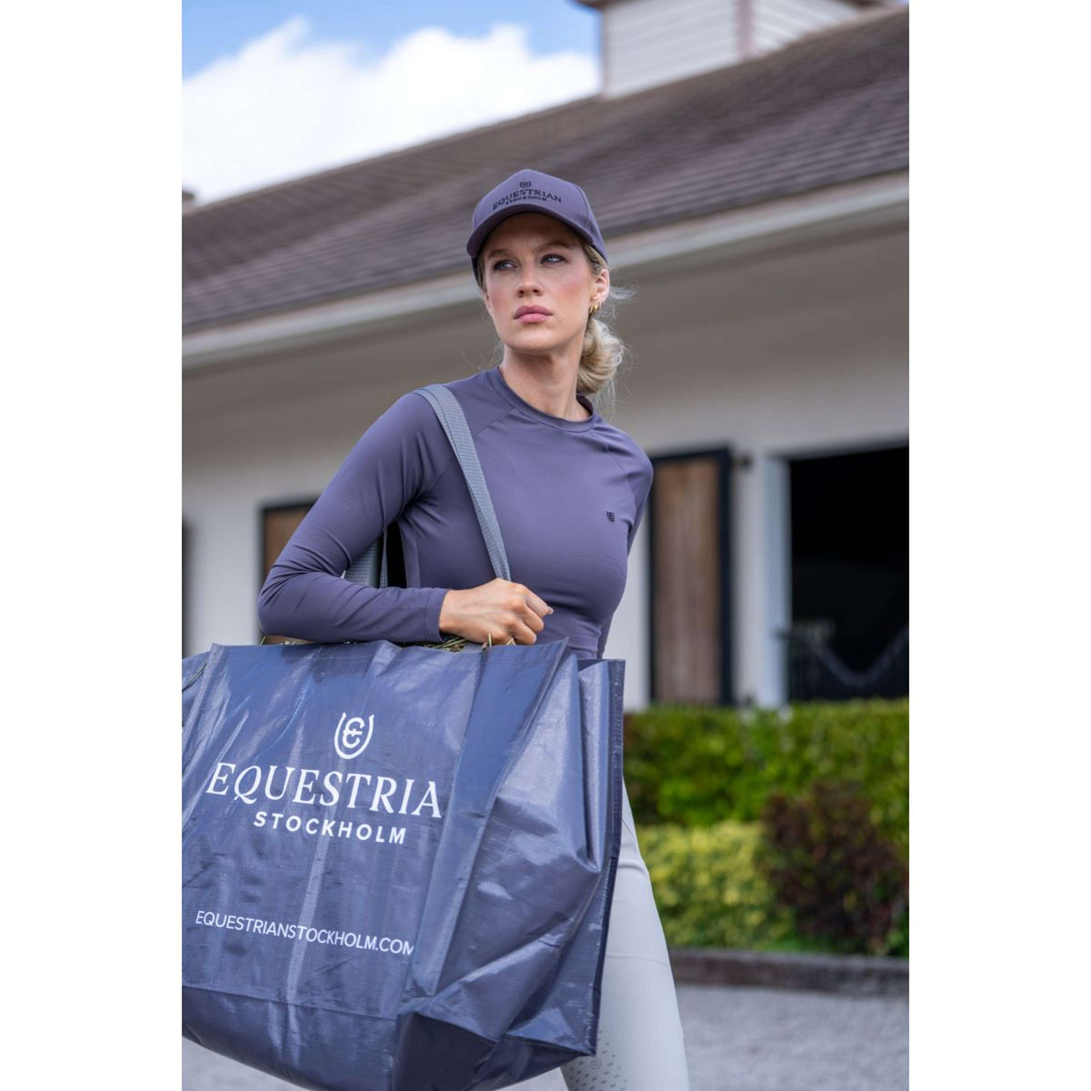 Equestrian Stockholm Chemise Dynamic Dark Violet