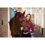 Equestrian Stockholm Tapis de Selle Dressage Bordeaux