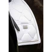 Equestrian Stockholm Tapis de Selle Dressage White Silver