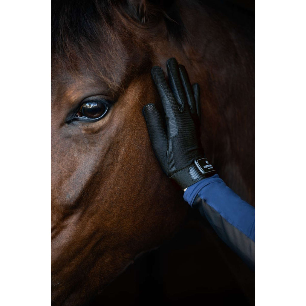 Equestrian Stockholm Gants d'Équitation Summer Black Edition