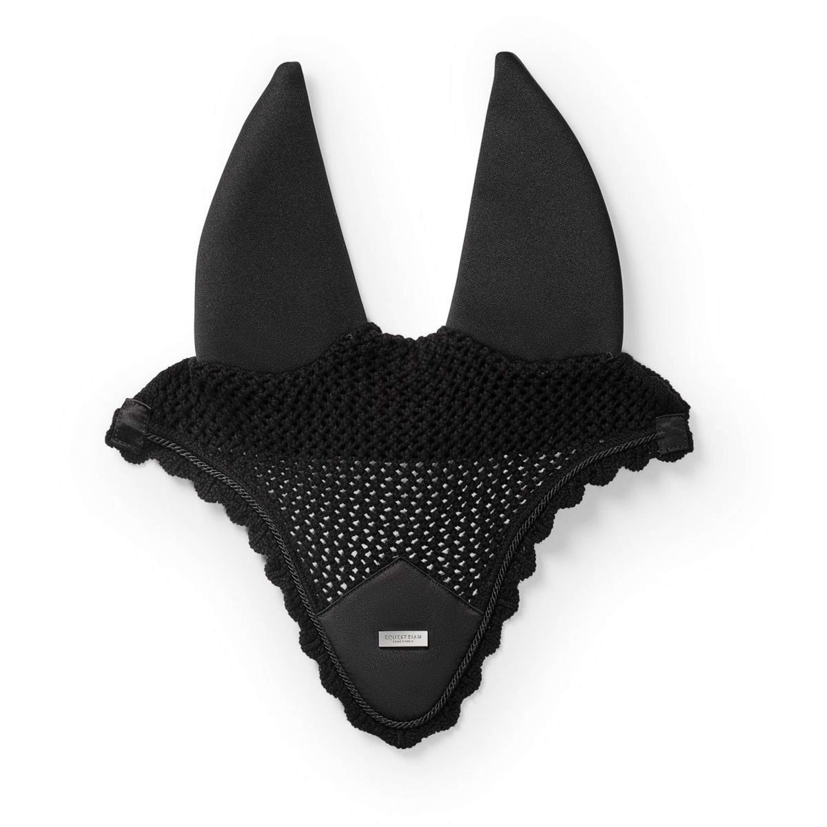 Equestrian Stockholm Bonnet Anti-Mouches Padded Noir/Argent