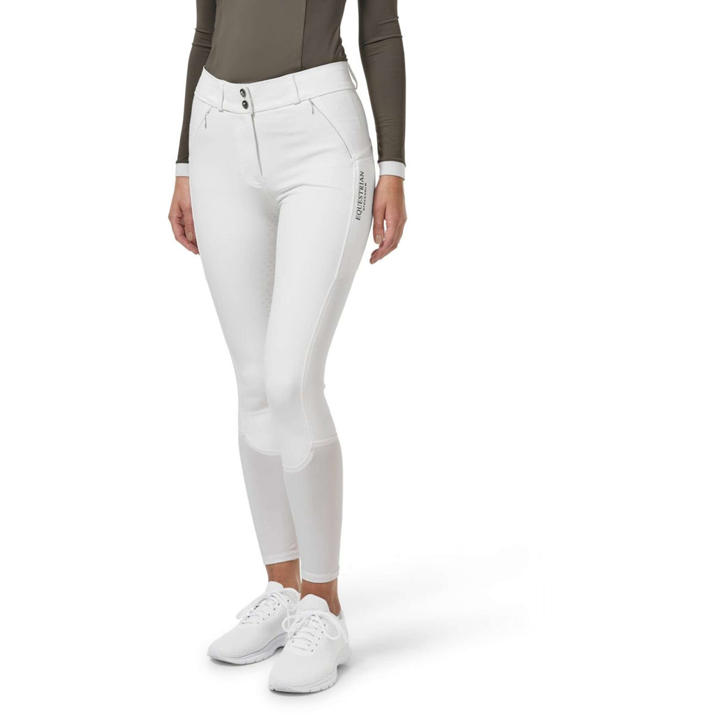 Equestrian Stockholm Pantalon d'Équitation Elite Dressage Blanc
