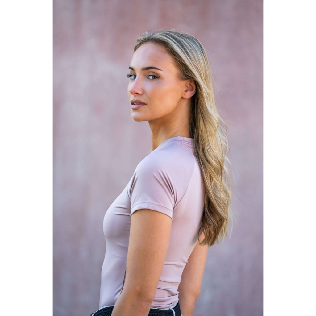 Equestrian Stockholm Chemise Dynamic Short Sleeve Midsummer Blush