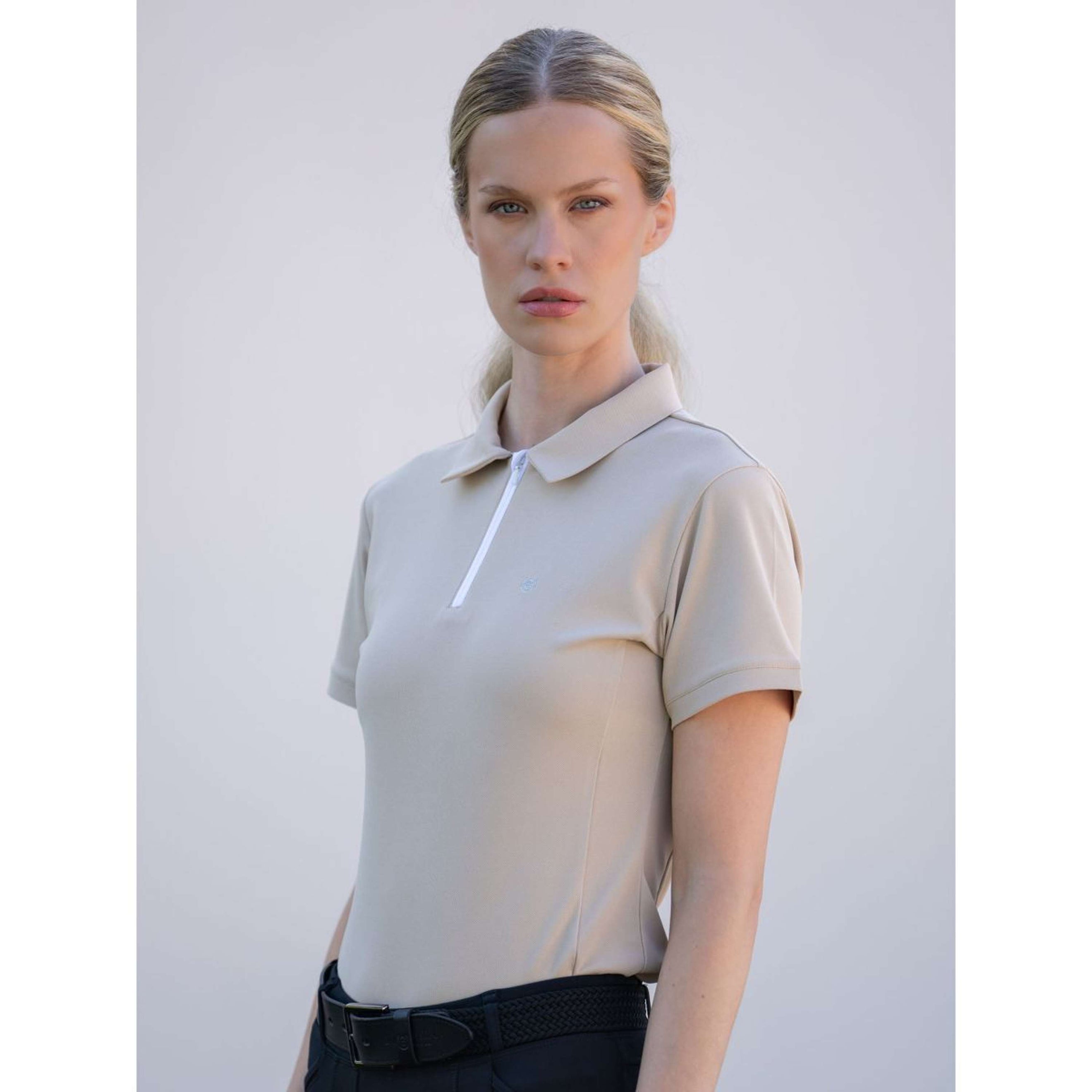 Equestrian Stockholm Polo Zip Sable