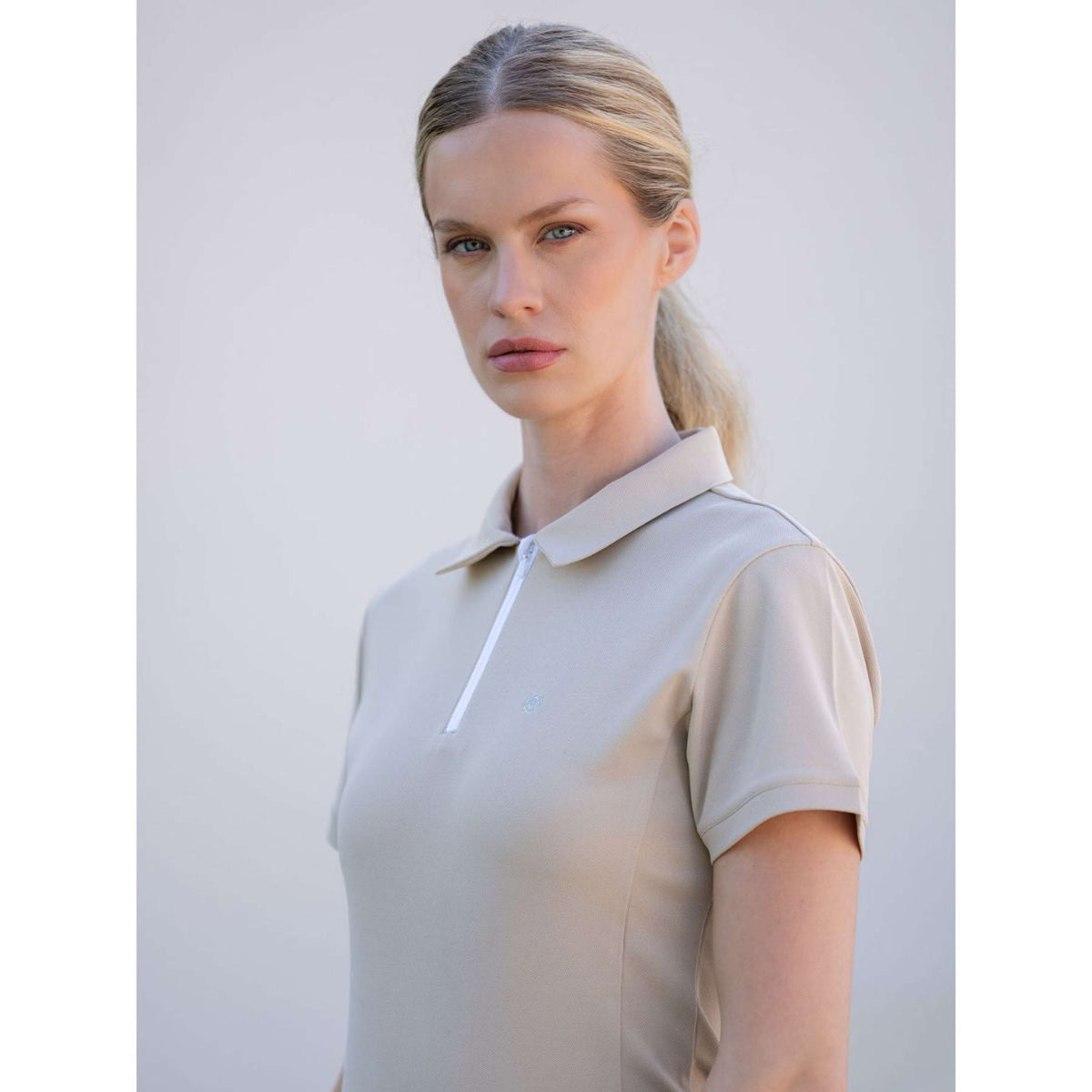 Equestrian Stockholm Polo Zip Sable