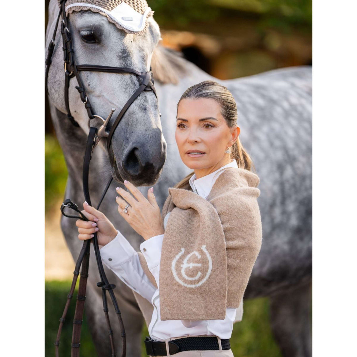 Equestrian Stockholm Echarpe Woven Sable