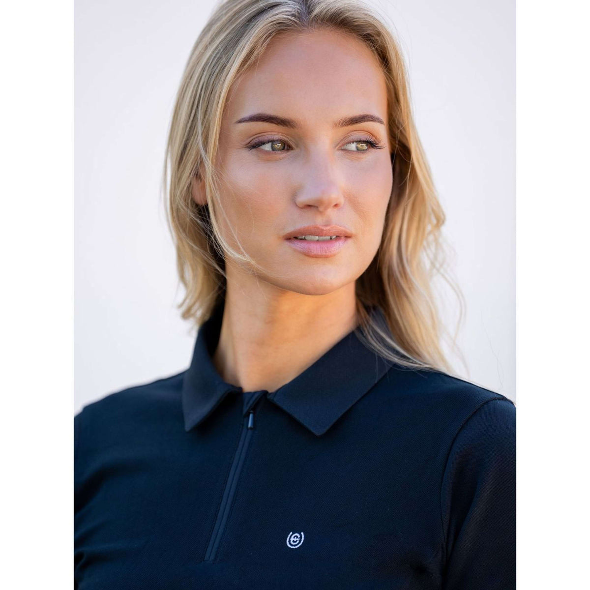 Equestrian Stockholm Polo Zip Noir