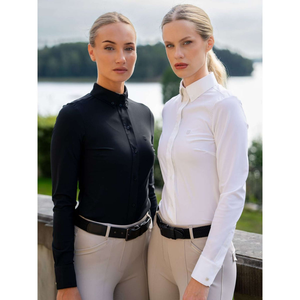 Equestrian Stockholm T-shirt de Concours Performance Blanc