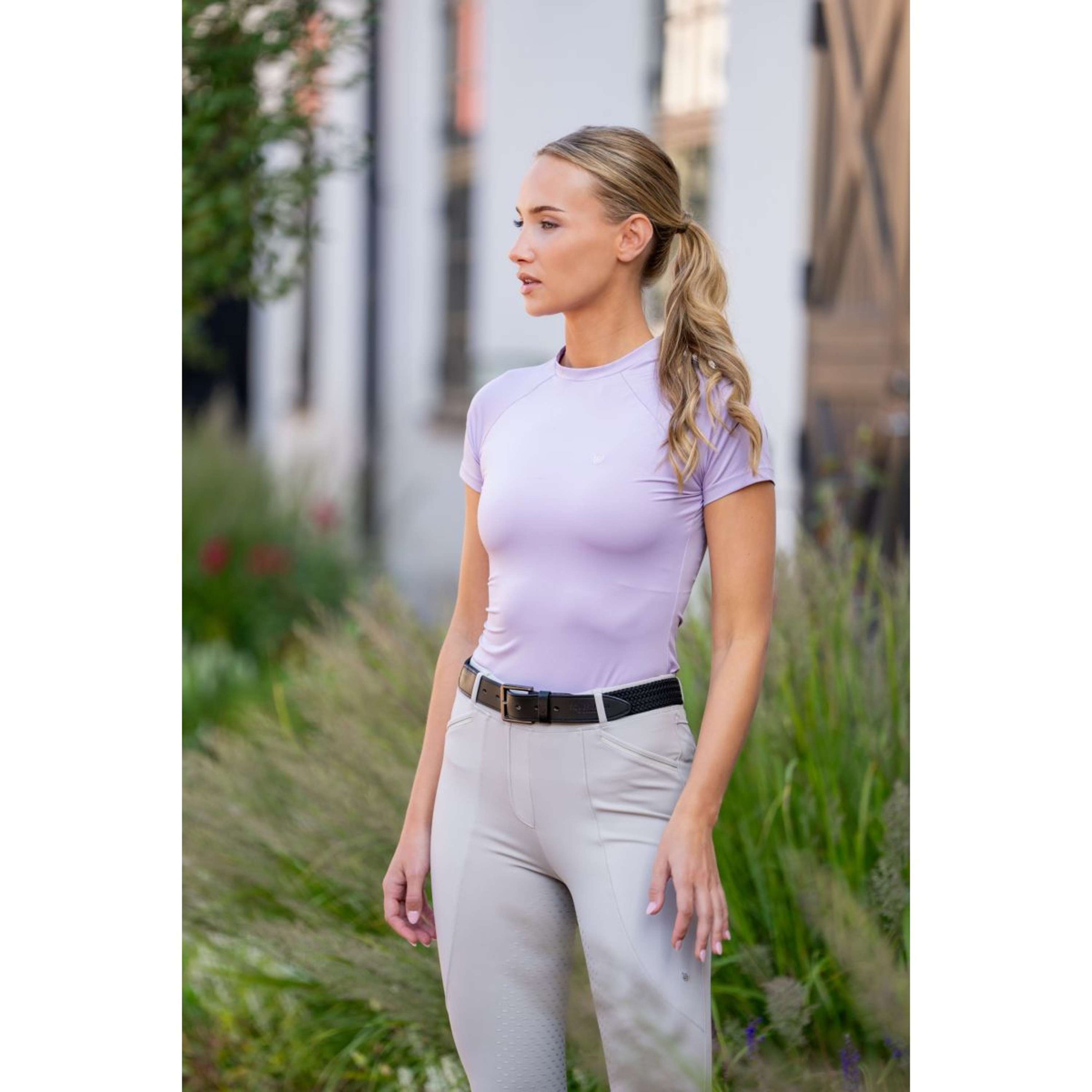 Equestrian Stockholm Chemise Dynamic Short Sleeve Lavande Equestrian Stockholm Chemise Dynamic Short Sleeve Lavande