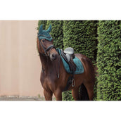 Eskadron Tapis de Selle Heritage Satin Crystal Dressage Vintage Green