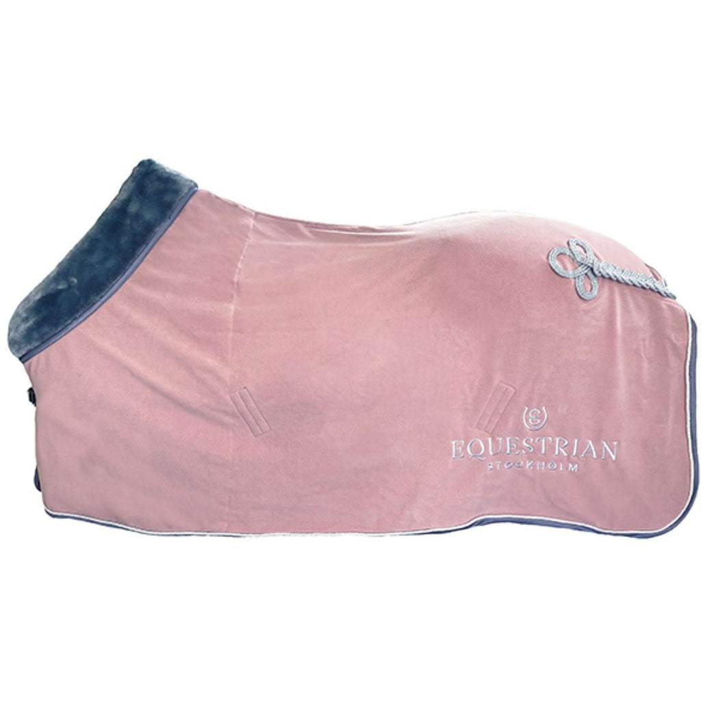 Equestrian Stockholm Couverture Polaire Fur Rose