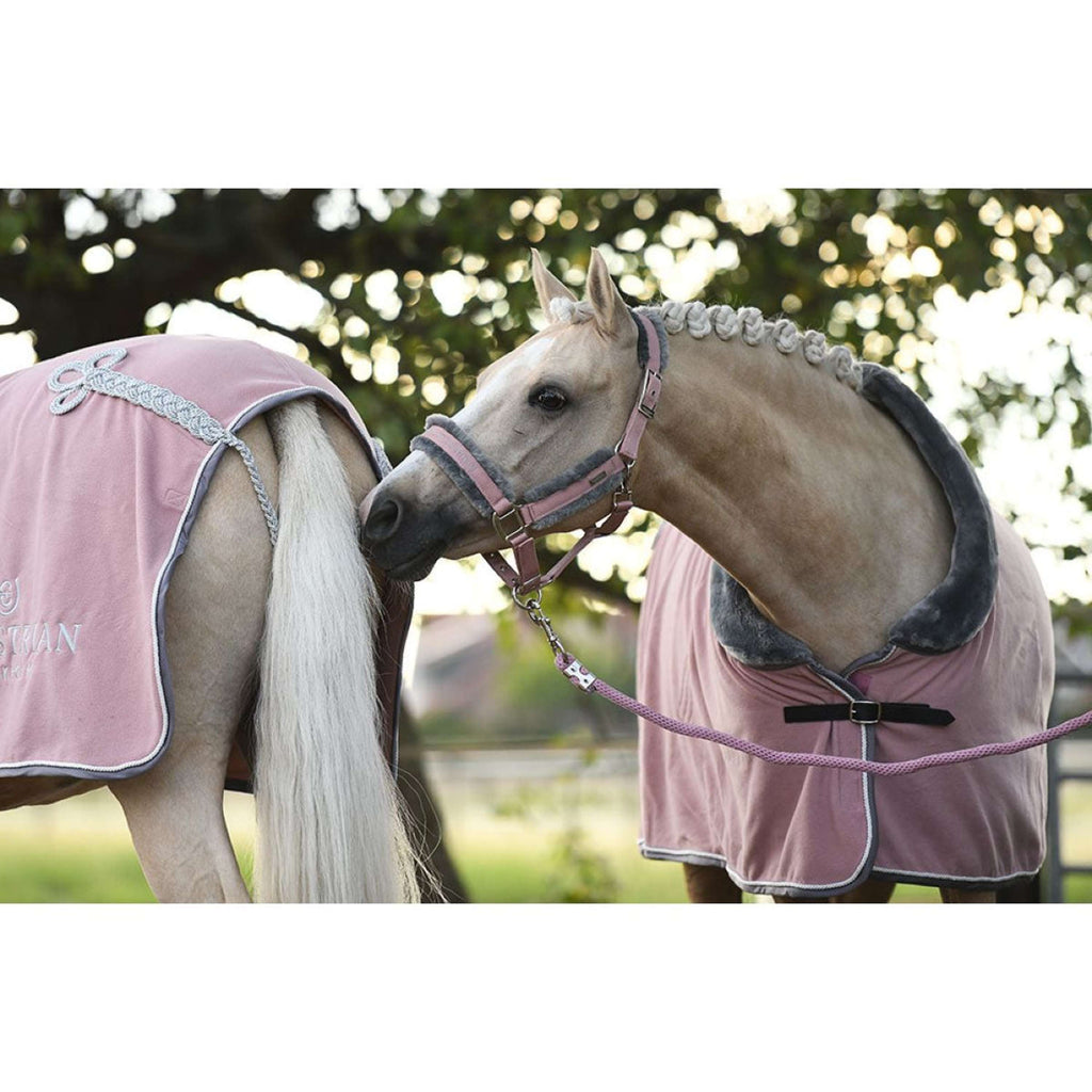Equestrian Stockholm Licol et Longe Fur Rose