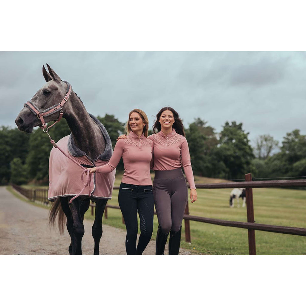 Equestrian Stockholm Licol et Longe Fur Rose