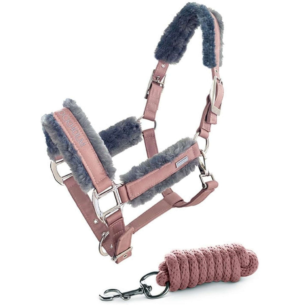 Equestrian Stockholm Licol et Longe Fur Rose